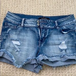 large wax jean jean shorts